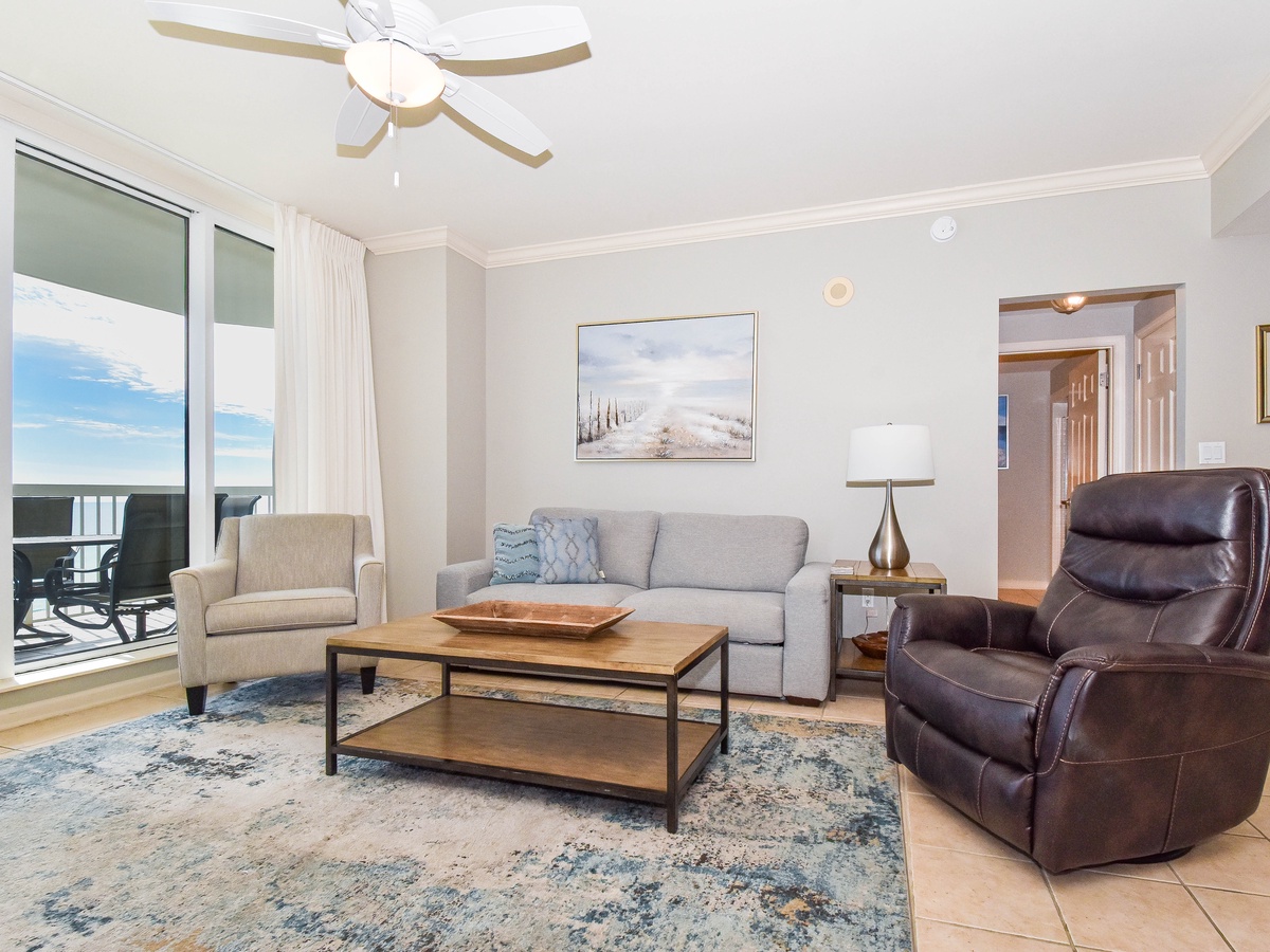 Silver Beach Towers East 505- Living Area