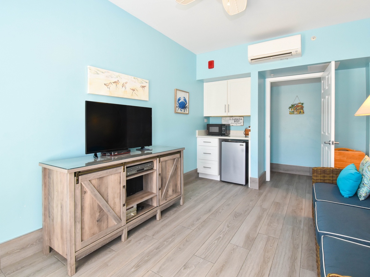 Silver Shells St. Croix Cabana 9 - TV and Mini Fridge