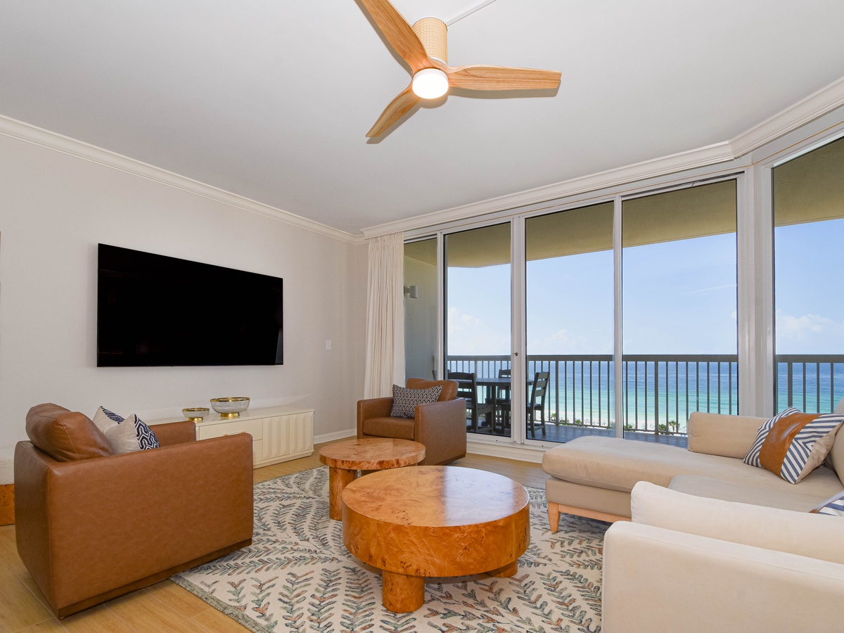 Silver Shells St. Croix 903 - Living Area with TV