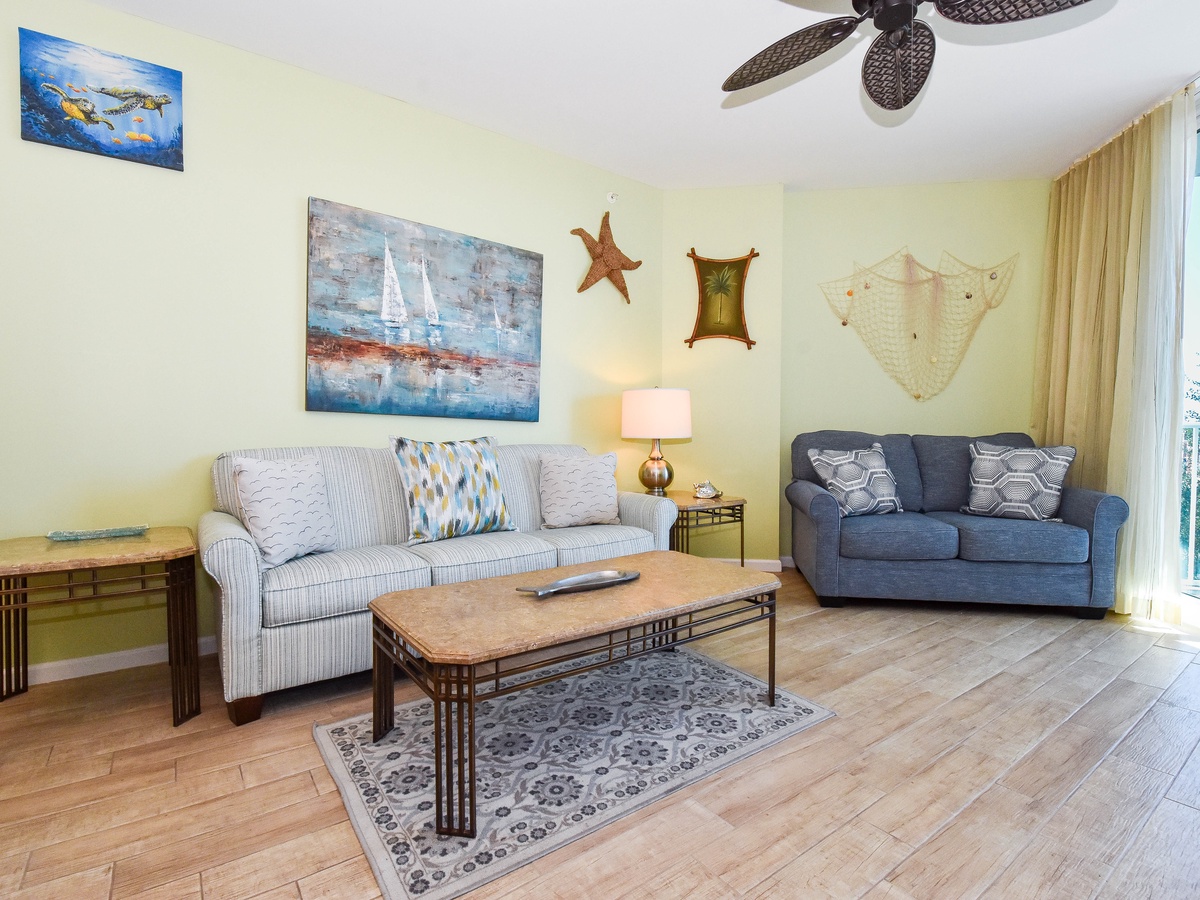 The Palms of Destin 1414 - Living Area