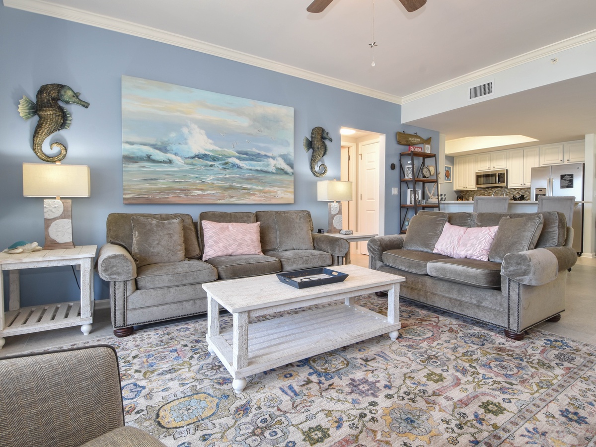 Silver Shells St. Lucia 902 - Living Area