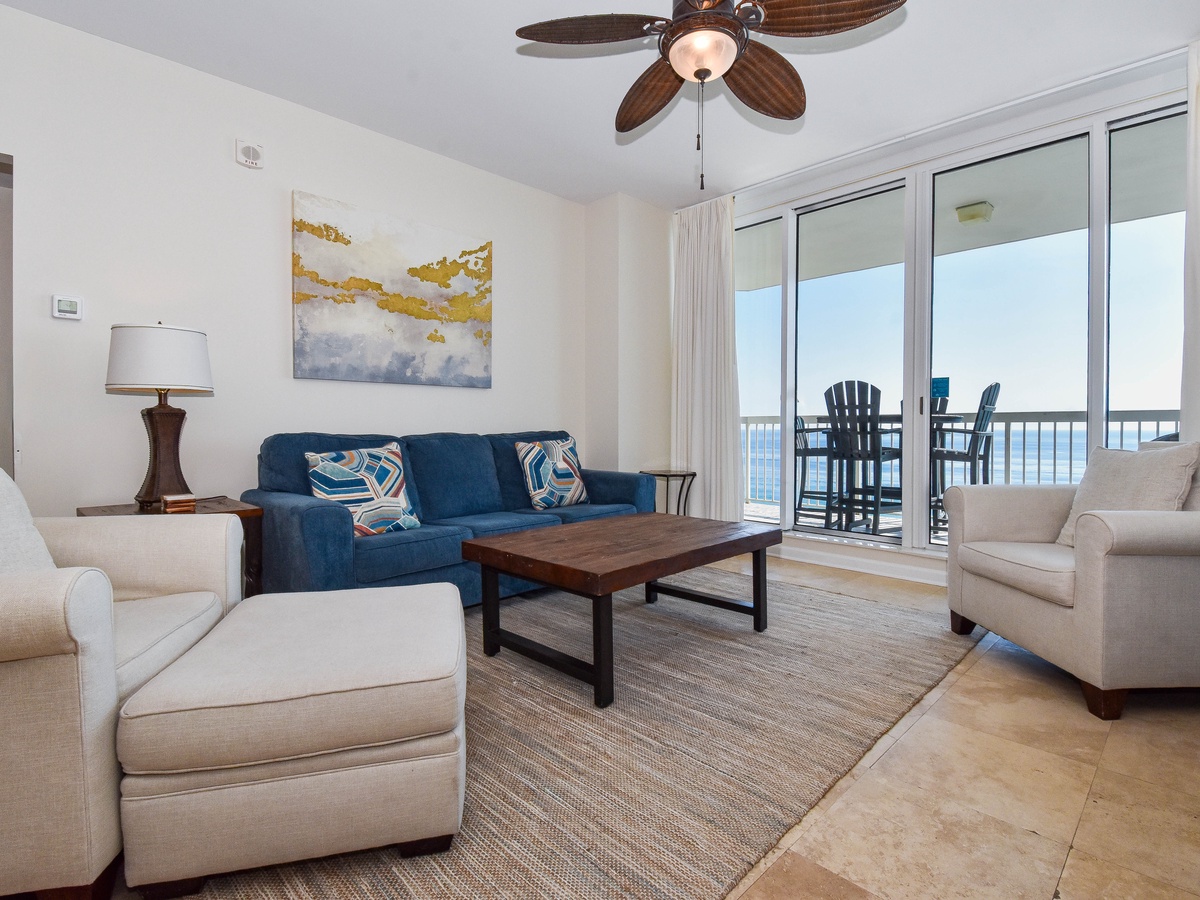 Silver Beach Towers West 1602 - Living Area