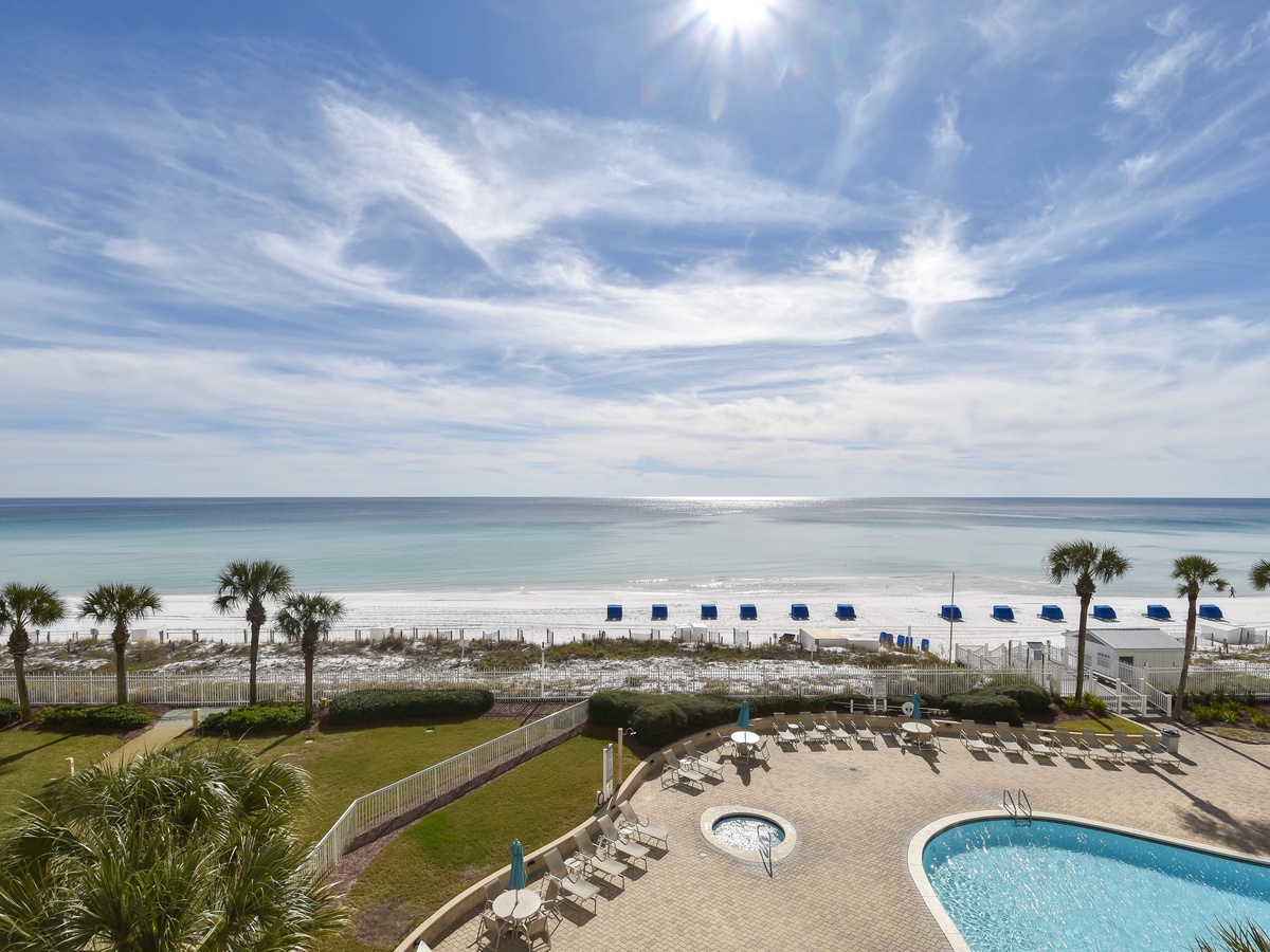 Silver Beach Towers East 404- Balcony View
