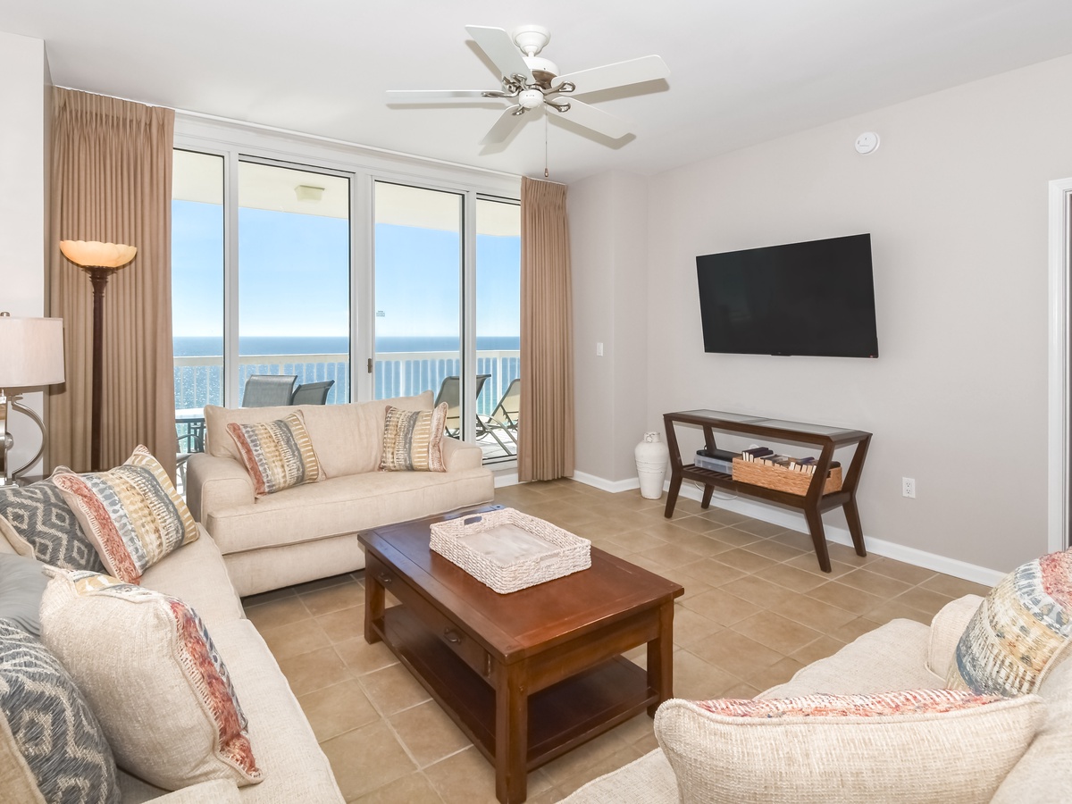 Silver Beach Towers West 1502- Living Area