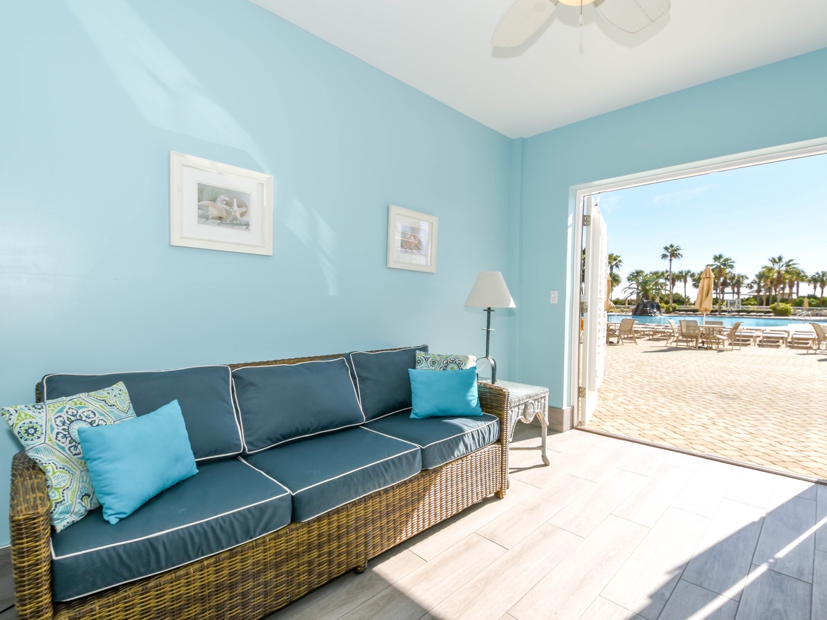 Silver Shells St. Croix Cabana 9 - Living Area