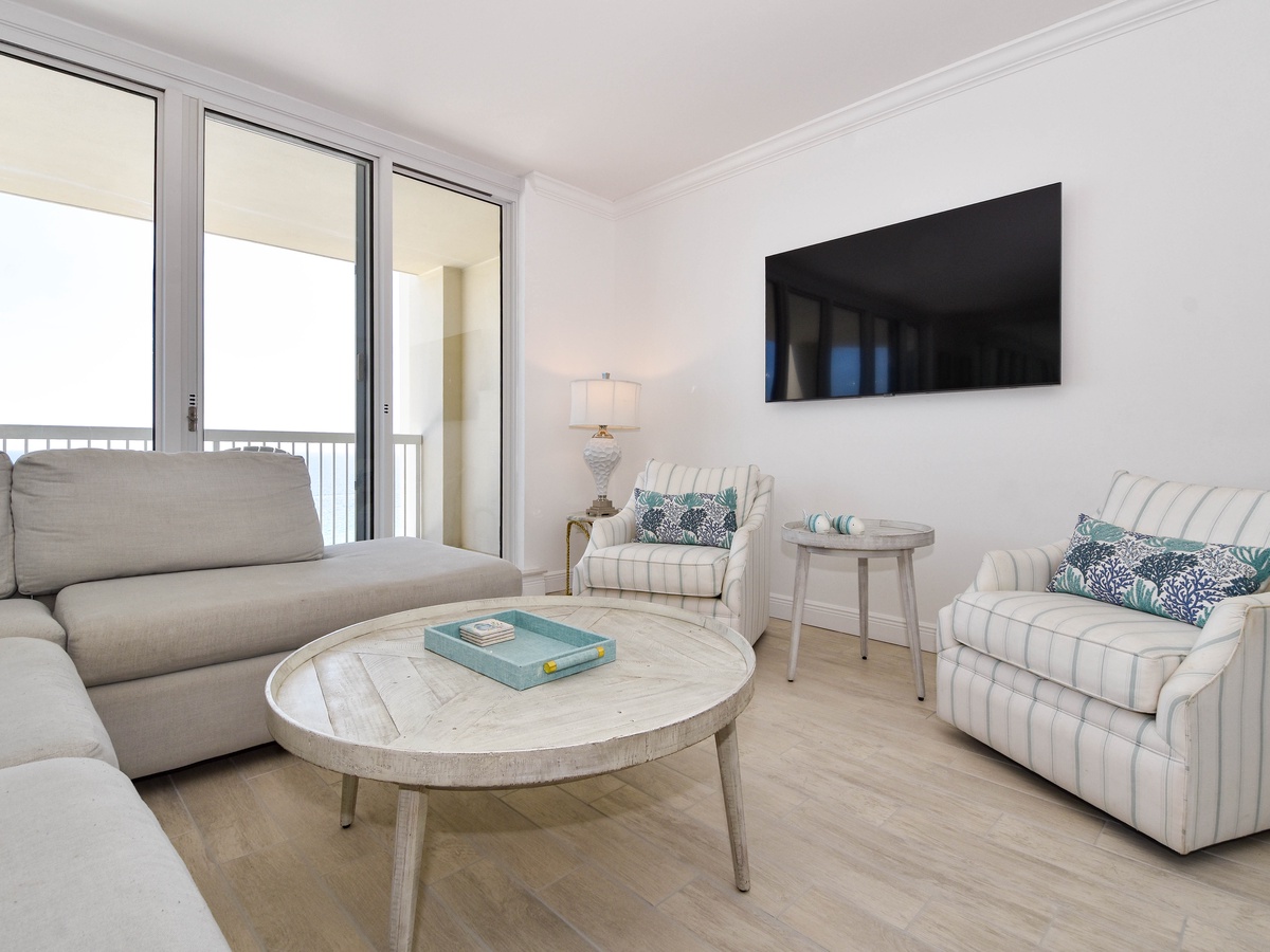 Silver Beach Towers West 1404 - Living Area