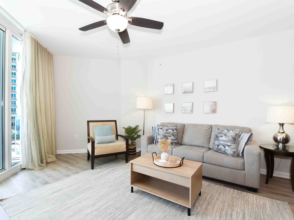 The Palms of Destin 1413 - Living Area