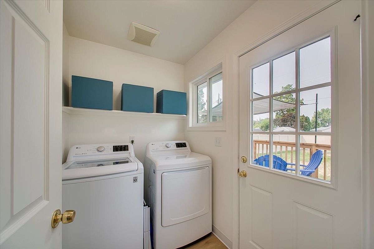 Your private laundry room makes packing light easy, with full-size washer and dryer ready whenever you need fresh clothes.