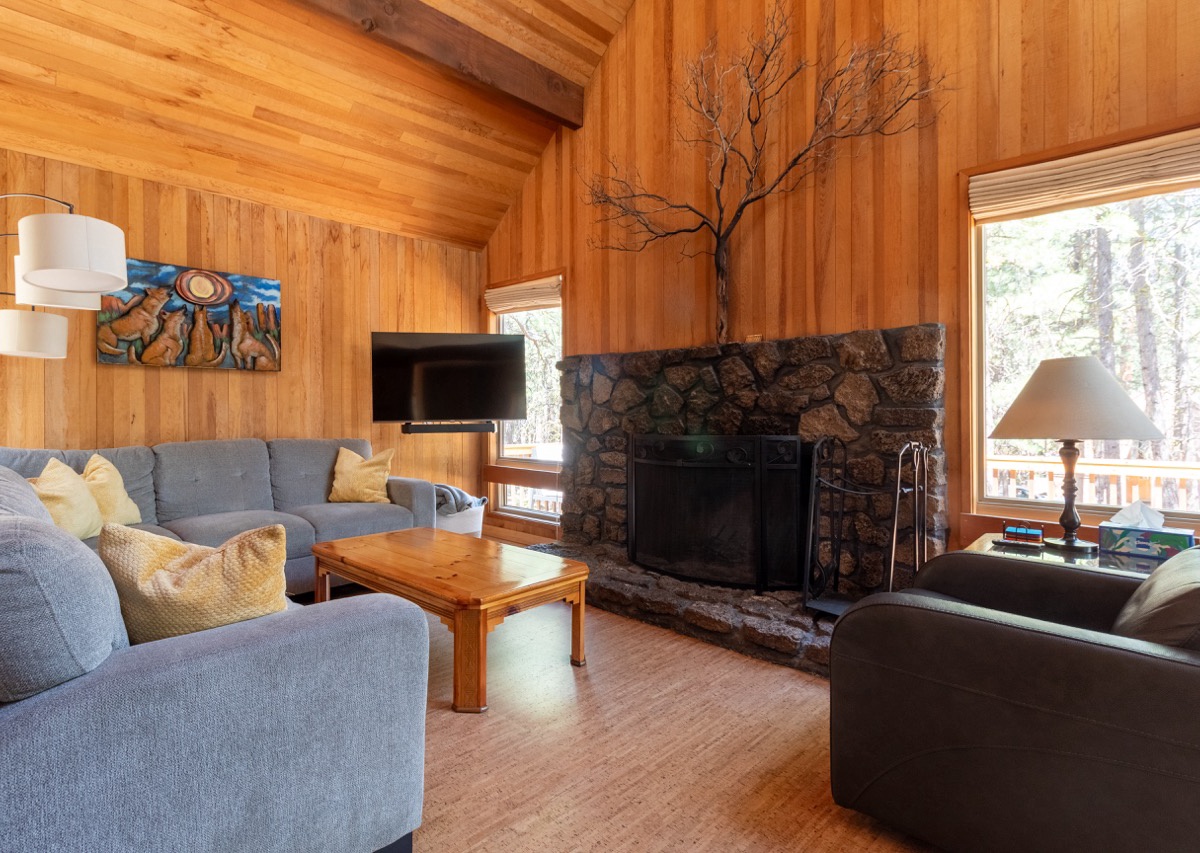 Living Room with Fireplace