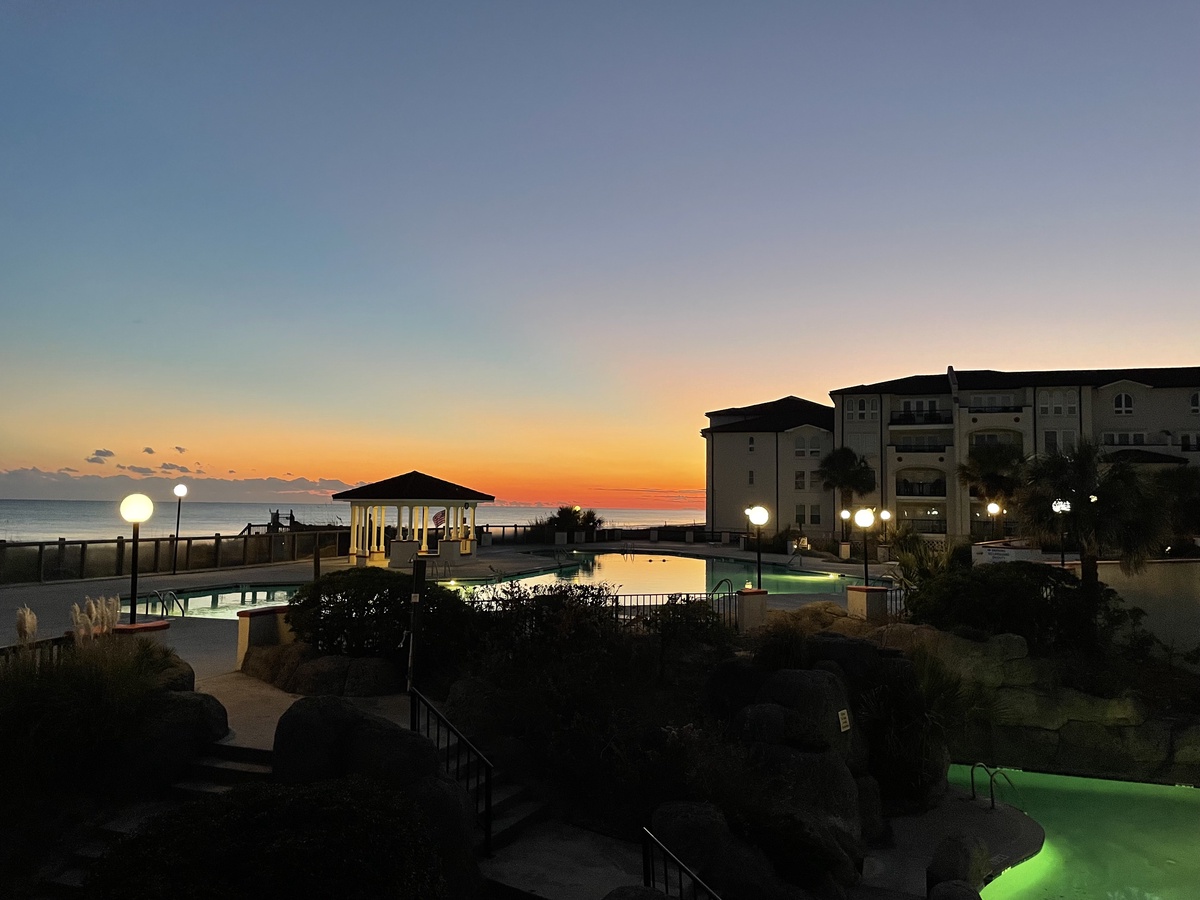 Evening from balcony