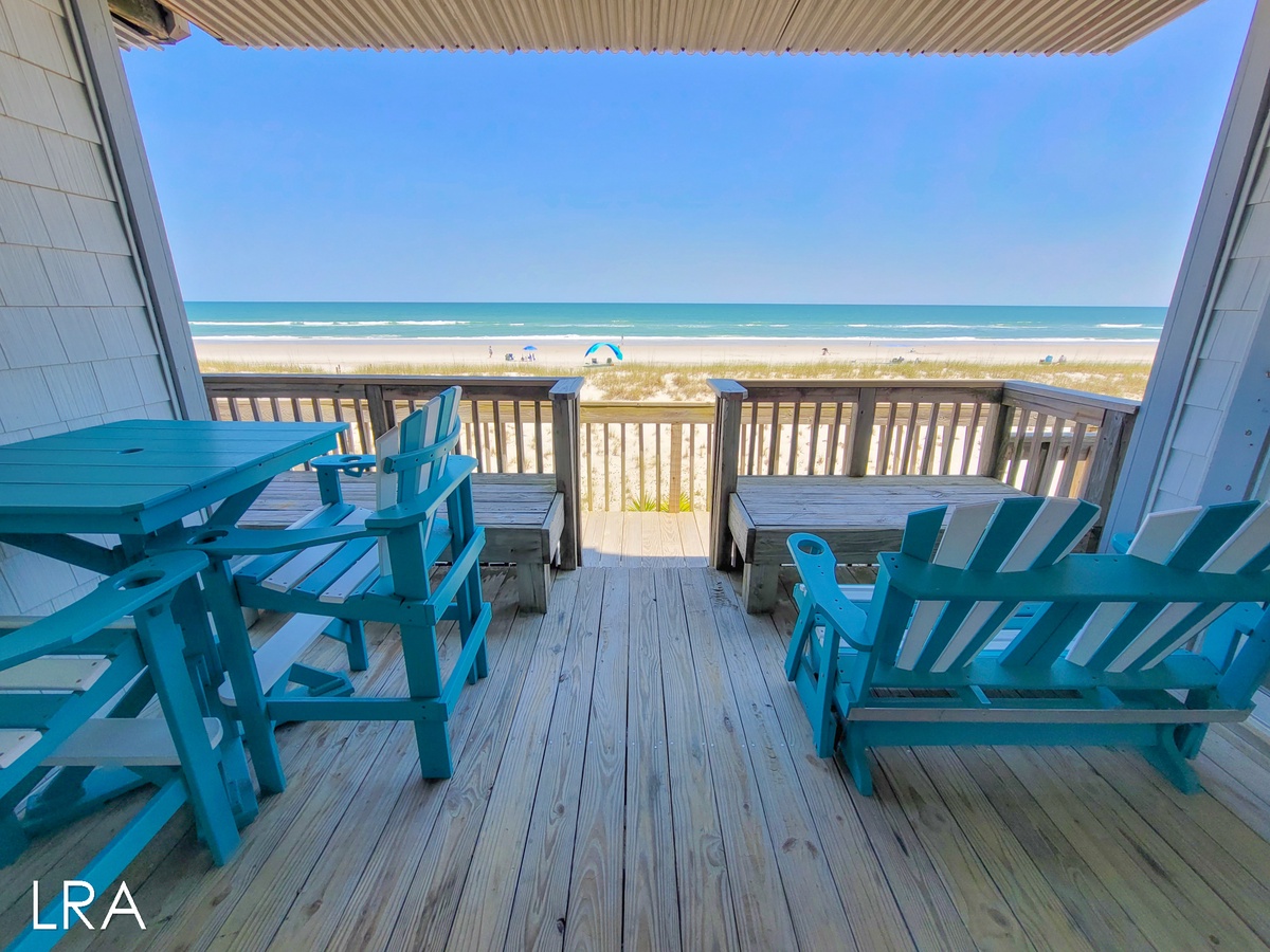 Covered Oceanfront Deck -27