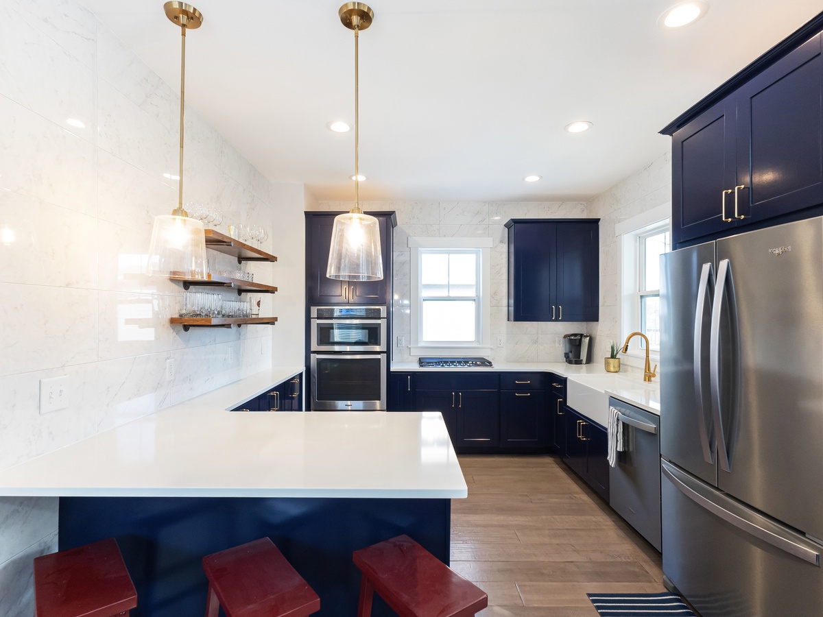 Ample counter space to prep your meals with ease.