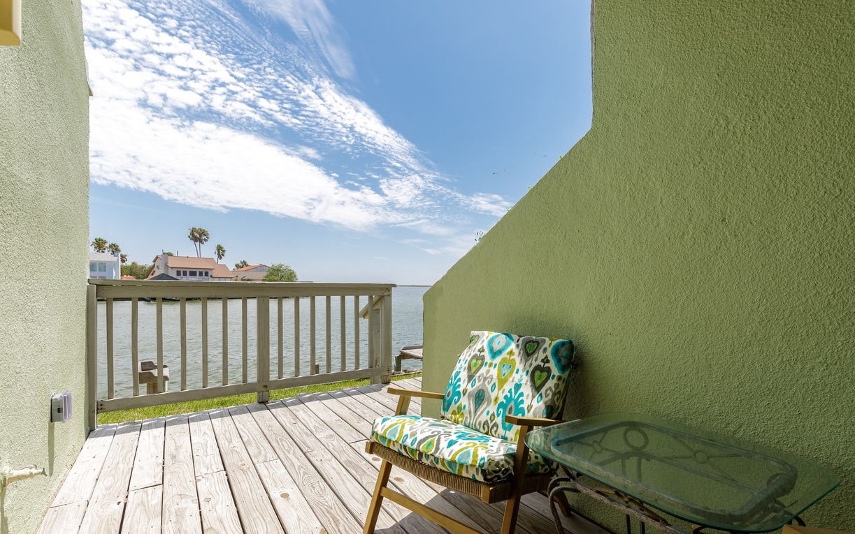 Sink into your private waterfront deck chair and watch sailboats drift by on sparkling waters.