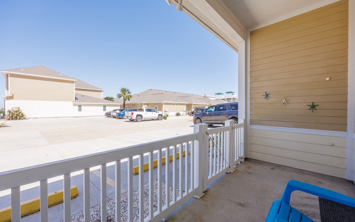 Step onto your private balcony and breathe in the coastal breeze while enjoying views of the community.