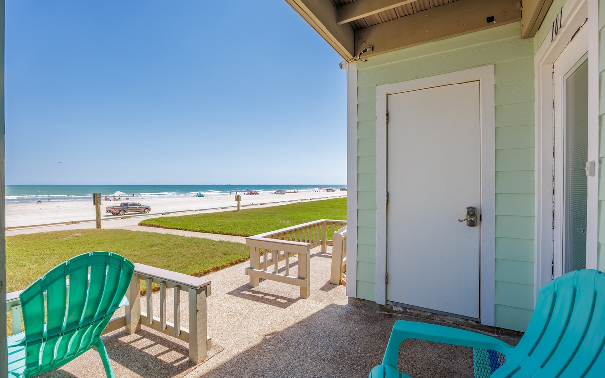 Your private balcony offers stunning oceanfront views where you can sip morning coffee while watching waves roll onto pristine white sand.