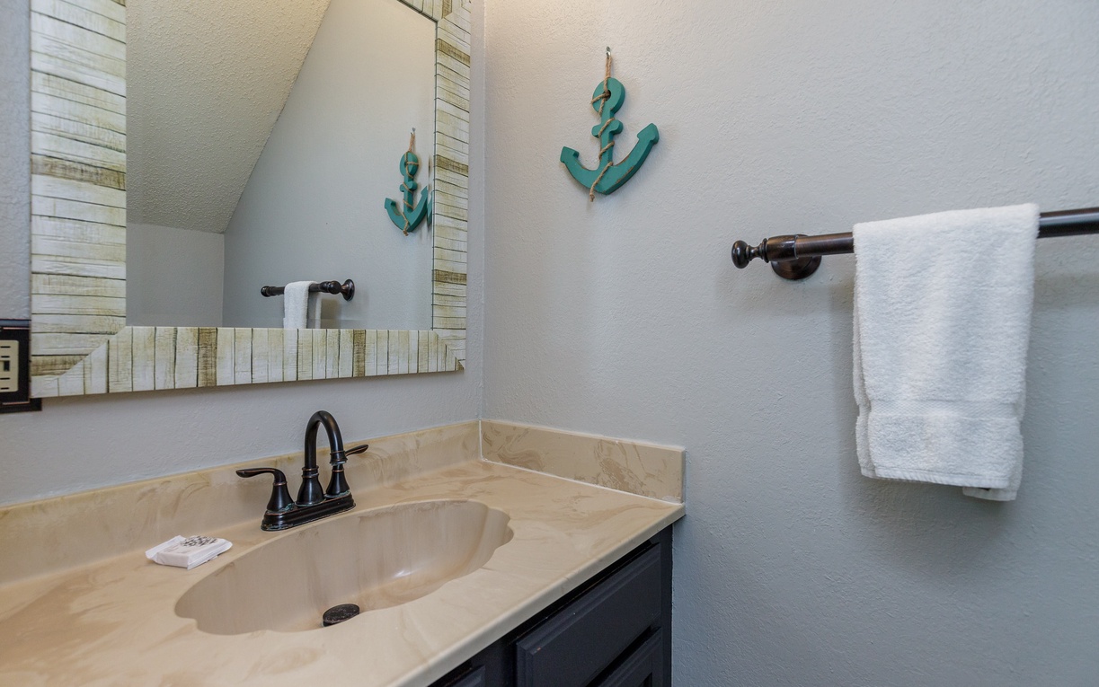 First floor half bathroom