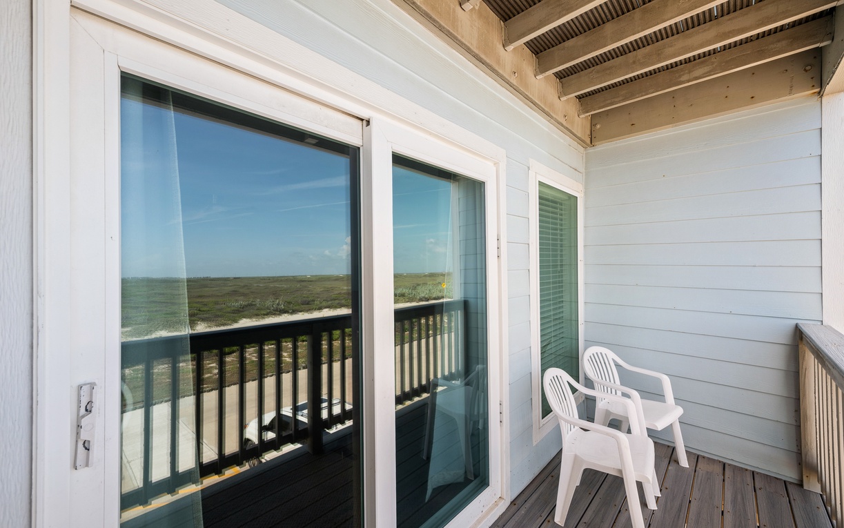 Take in the coastal scenery from your private balcony, complete with seating for enjoying a quiet morning or evening outdoors.