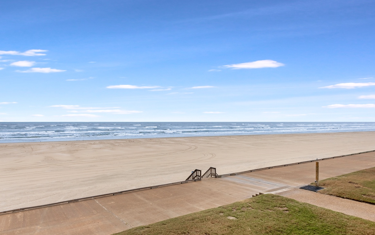 Enjoy the amazing beach views from multiple balconies, one of the best locations you will find anywhere on the Island.