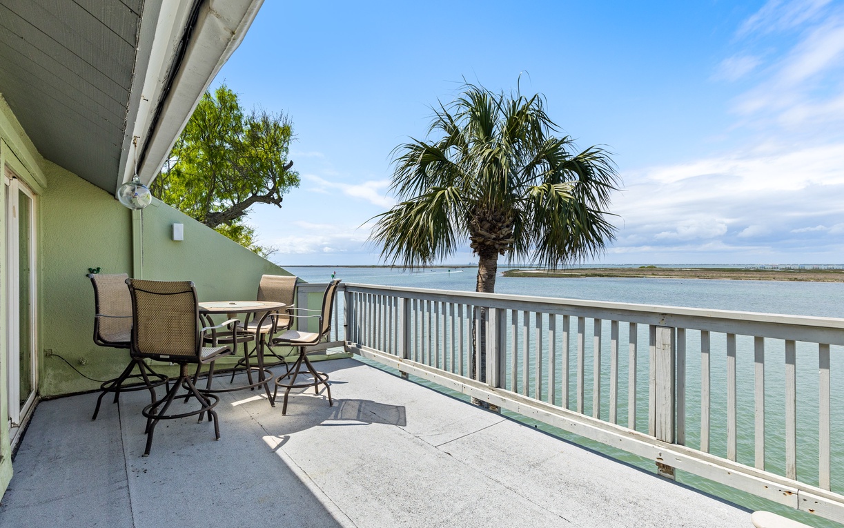 Sip your morning coffee on your private waterfront balcony with stunning ocean views and gentle sea breezes.