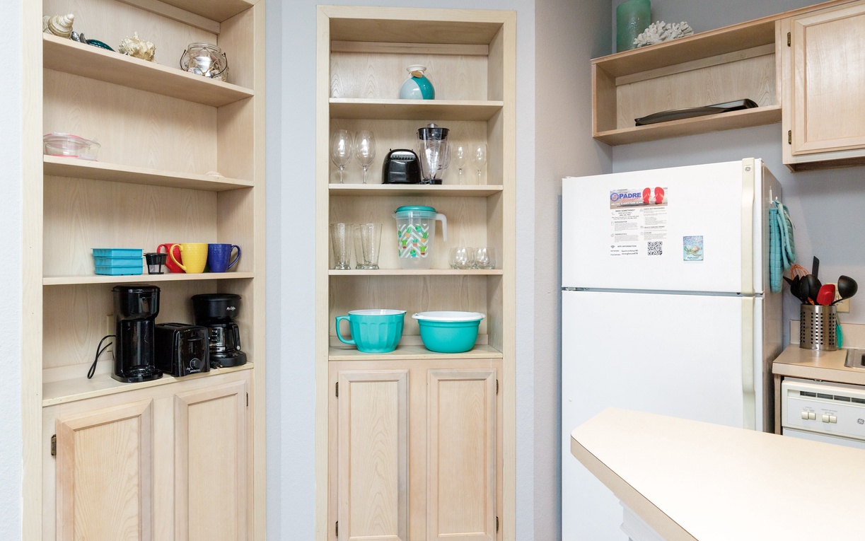 Your well-appointed kitchen features ample storage and everything needed to prepare meals during your stay.