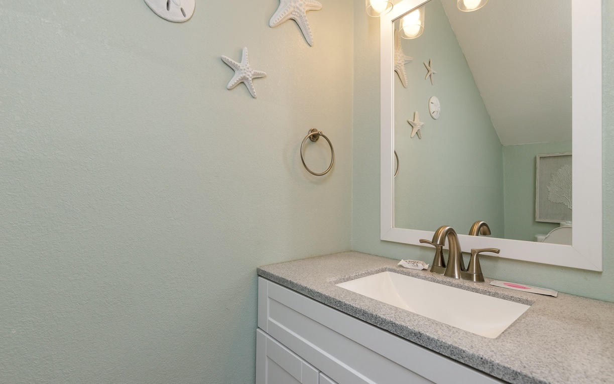 First floor half bathroom
