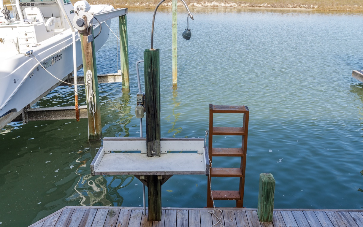 Step onto your private dock with boat access and enjoy direct waterfront living with calm waters at your doorstep.