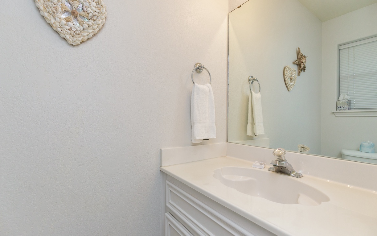 First floor half bathroom