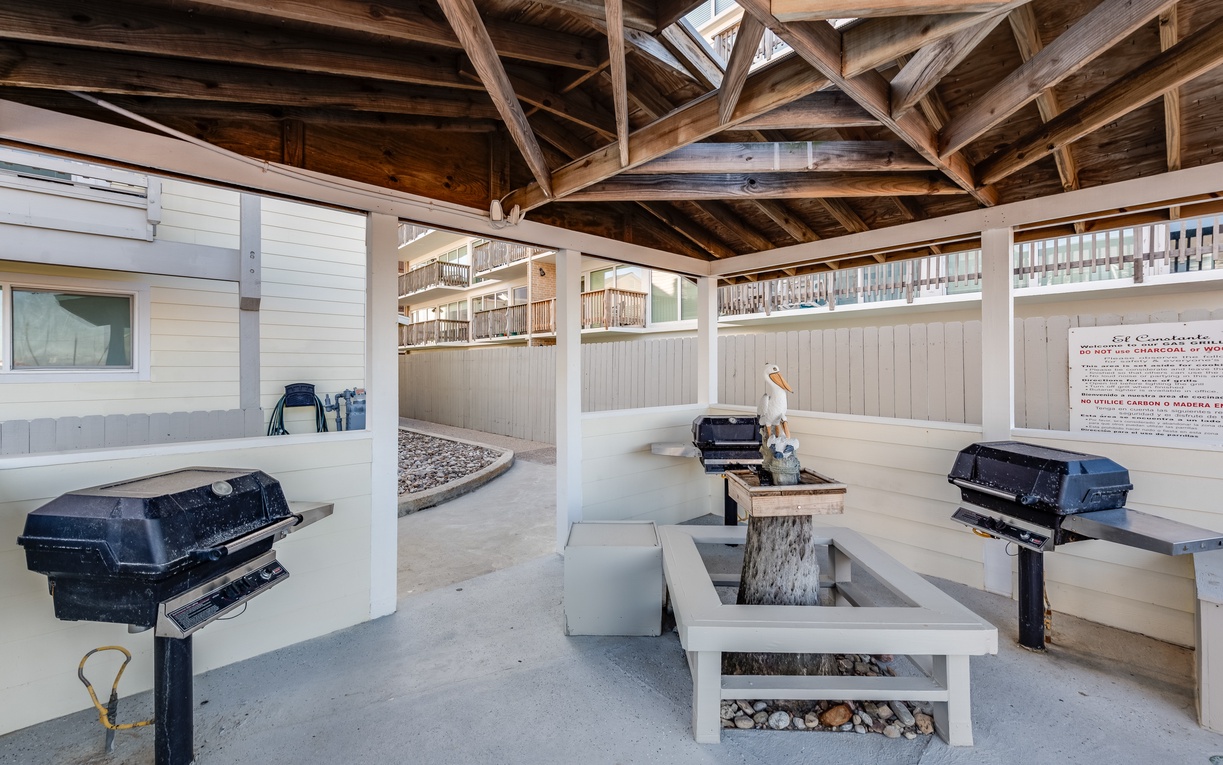 Fire up the grills in your covered BBQ pavilion, perfect for hosting memorable outdoor feasts with family and friends year-round.