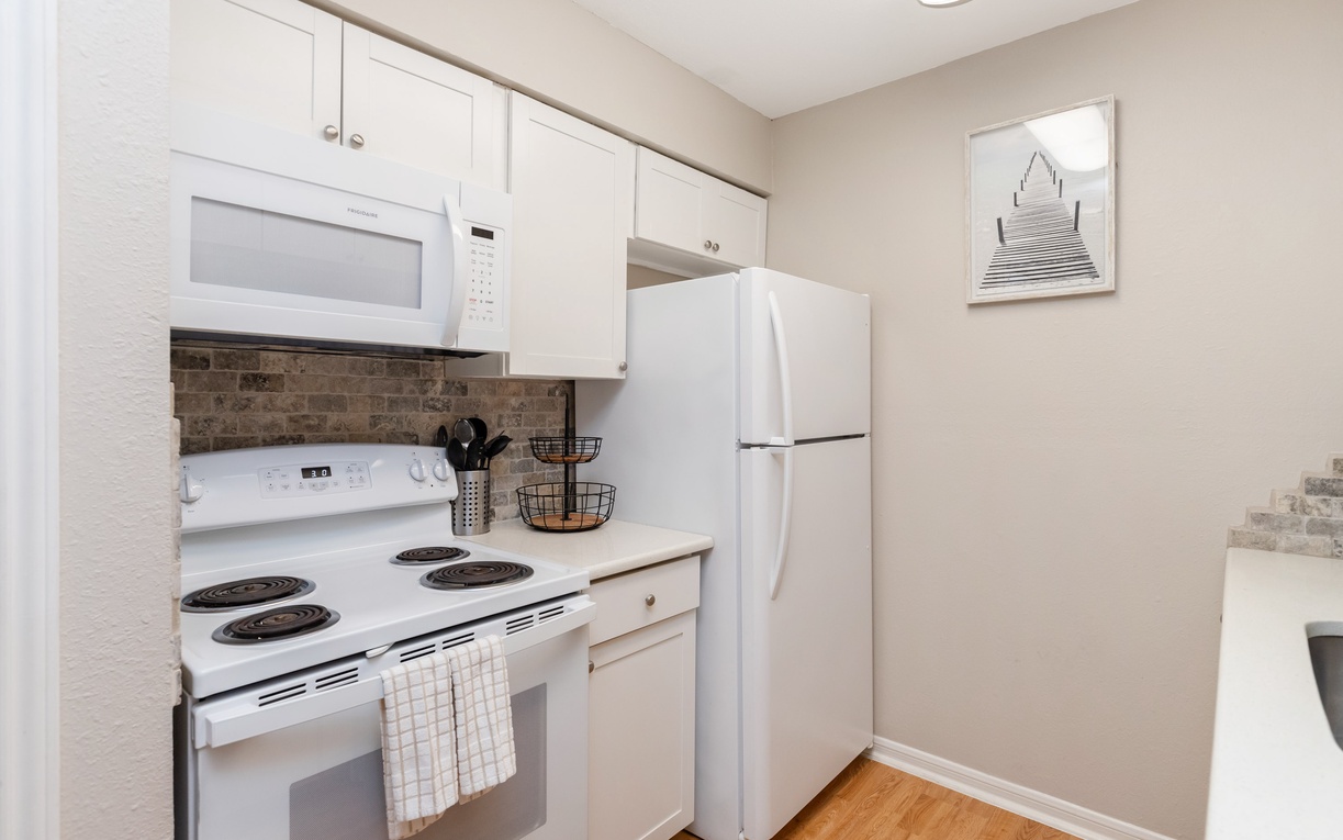 Your fully equipped kitchen awaits with everything needed to prepare delicious meals during your stay.