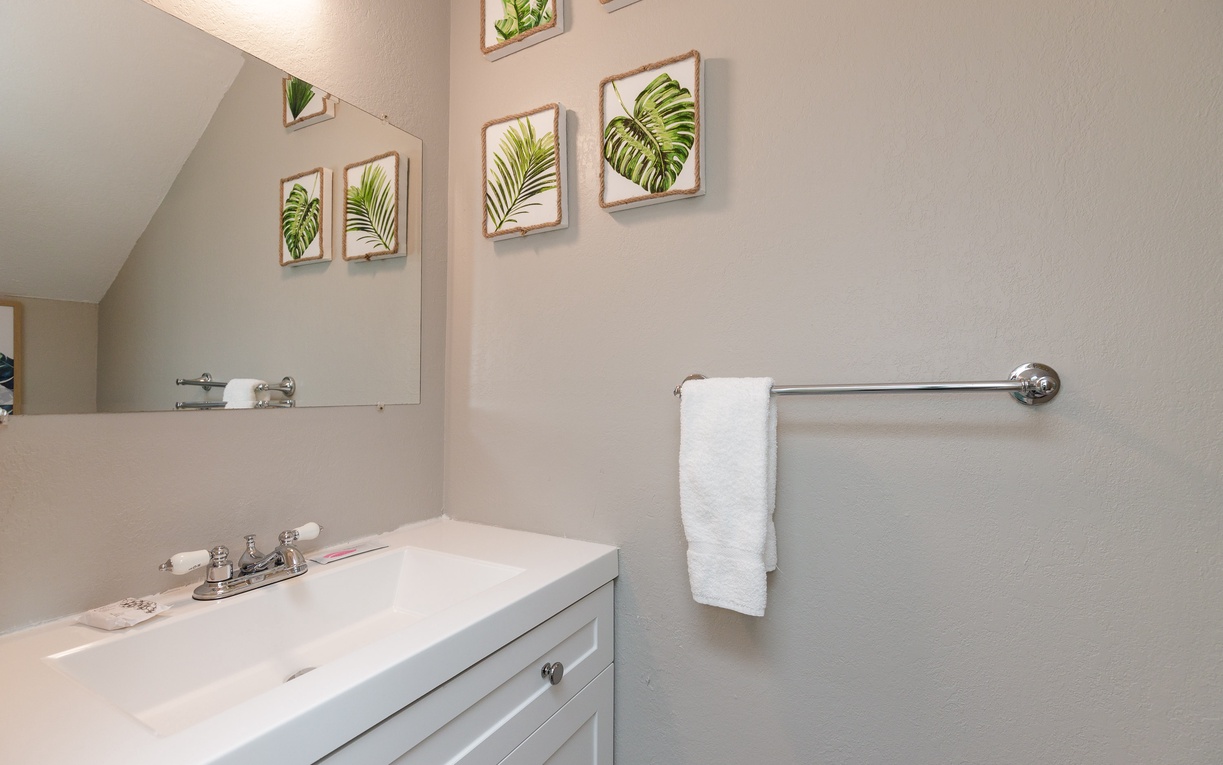 First floor half bathroom