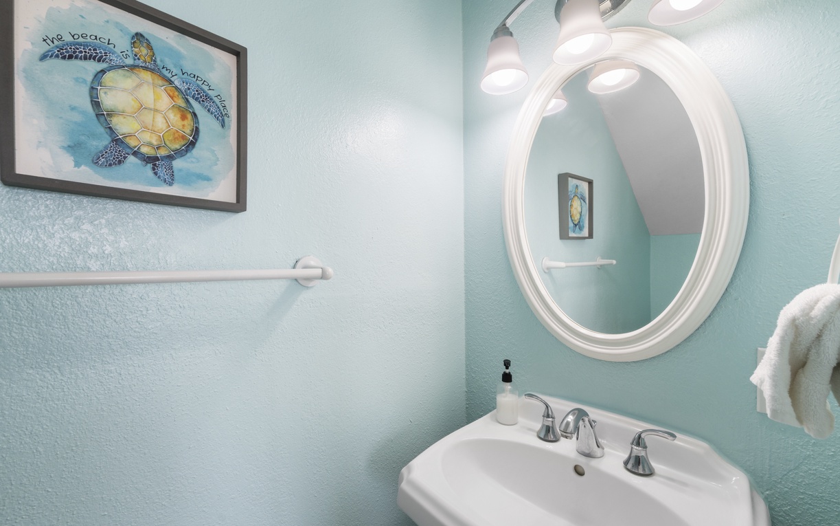 First floor half bathroom