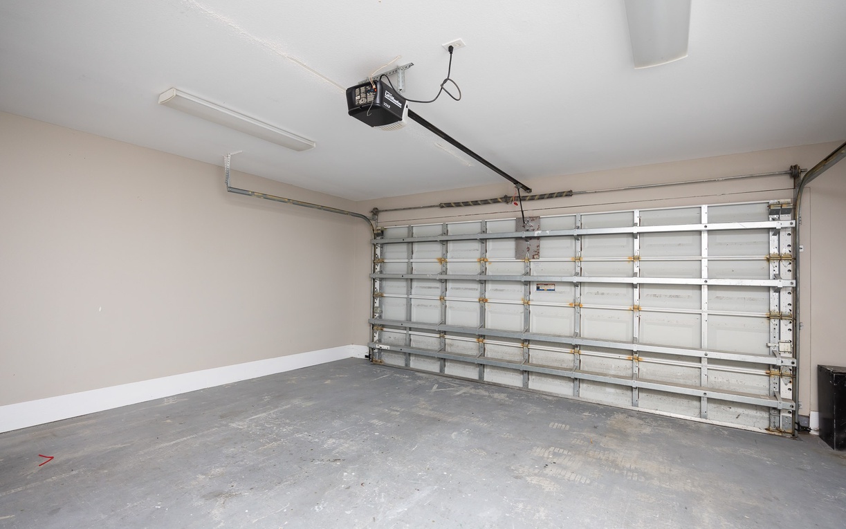 Spacious two-car garage provides secure parking with automatic opener for your convenience during your stay.