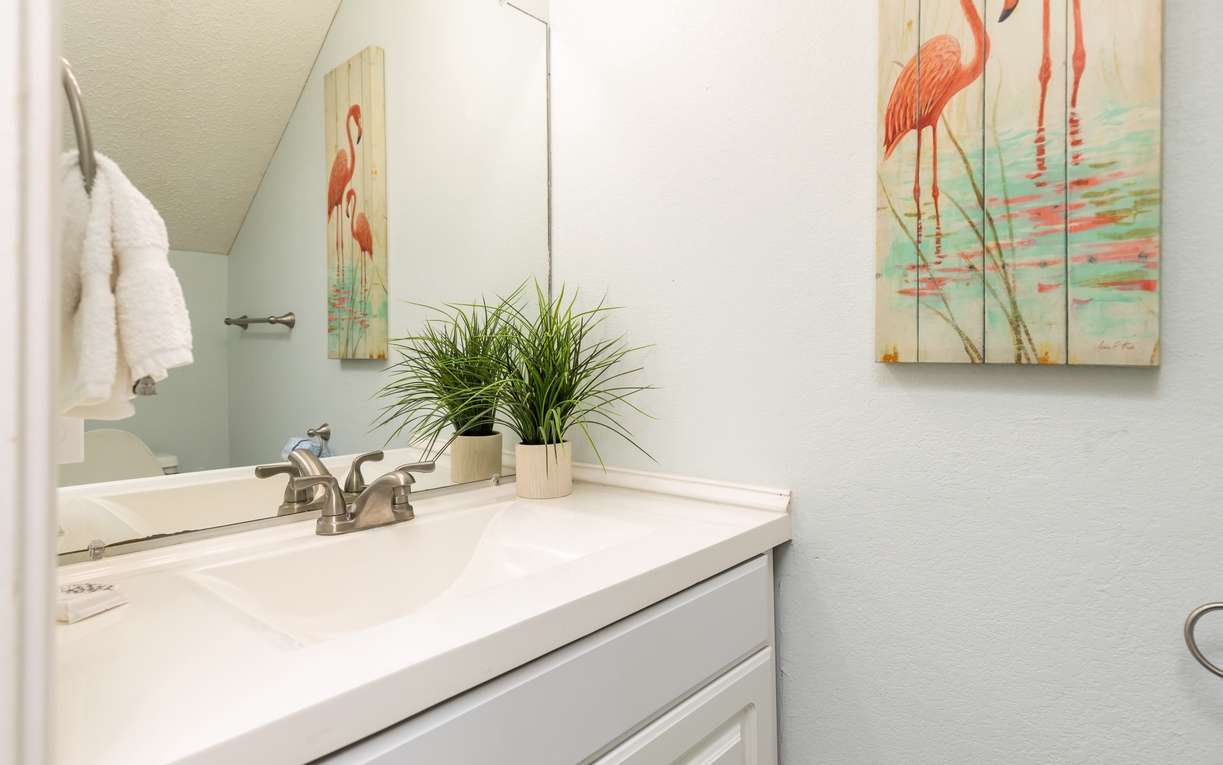 First floor half bathroom