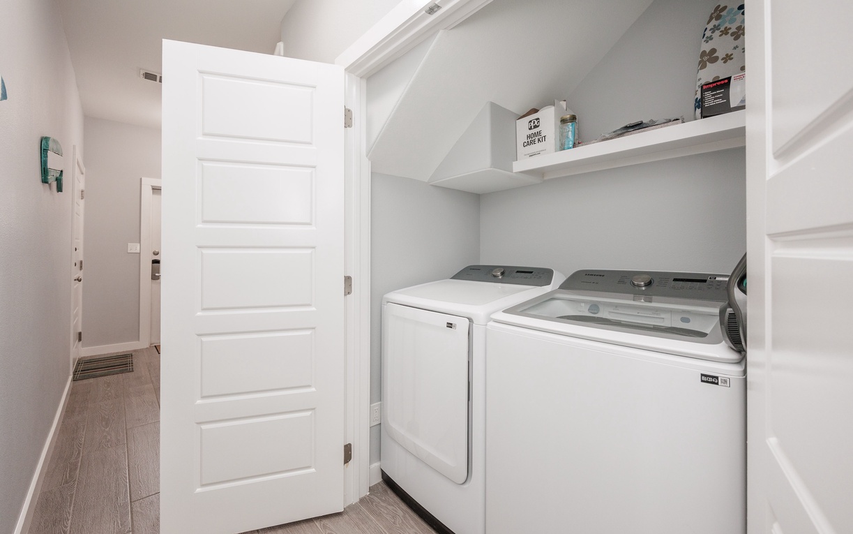Your in-suite laundry room keeps everything fresh and convenient during your stay.