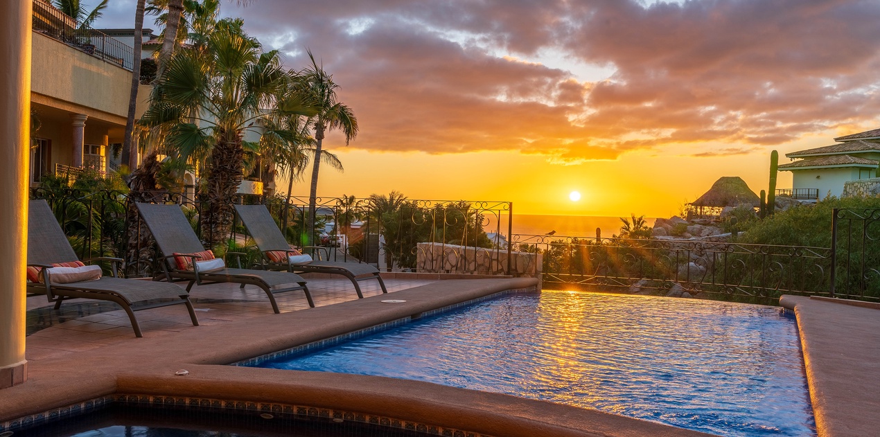 Fantastic patio with an ocean view