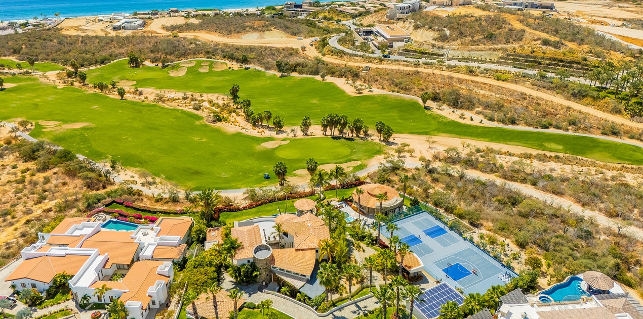Casa Kokomo and Casa Primavera - aerial view