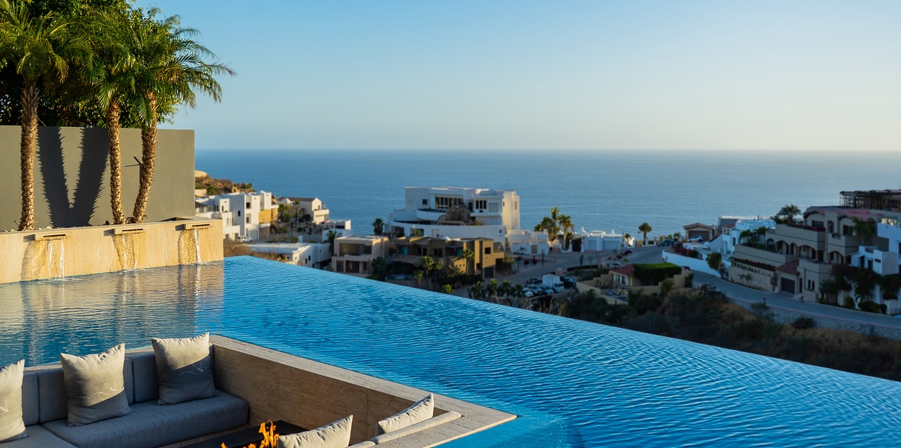 Gorgeous poolside with ocean views