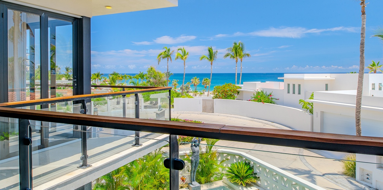 Terrace with ocean views