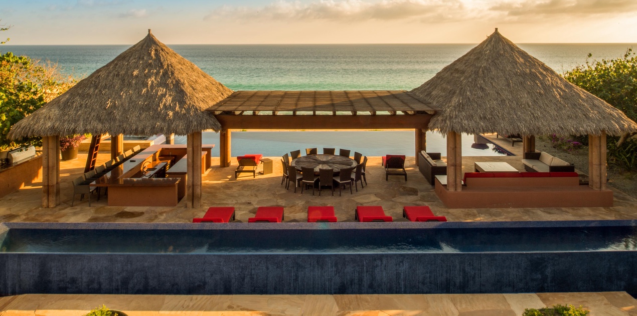 Patio with pool and ocean view-1
