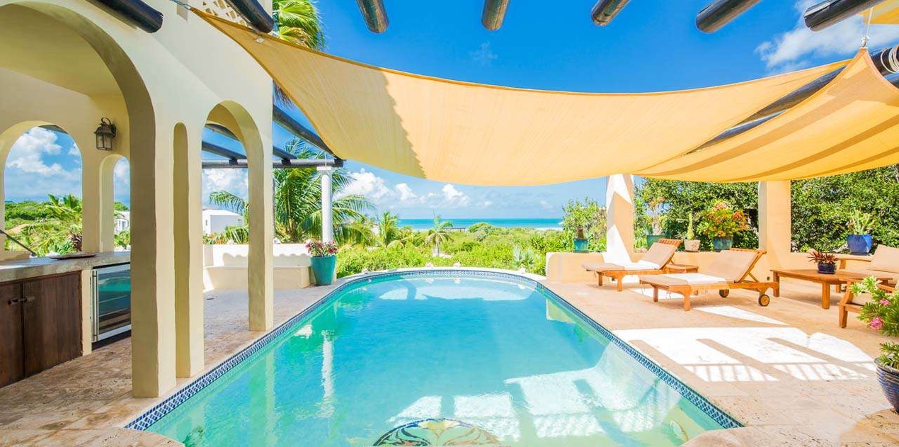 Villa Pool at TC JSM, Ocean Pt/Taylors, Turks & Caicos