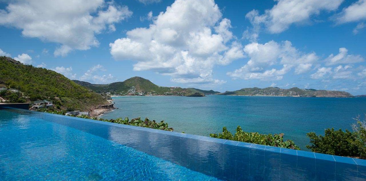 The view from WV VPM, Pointe Milou, St. Barthelemy