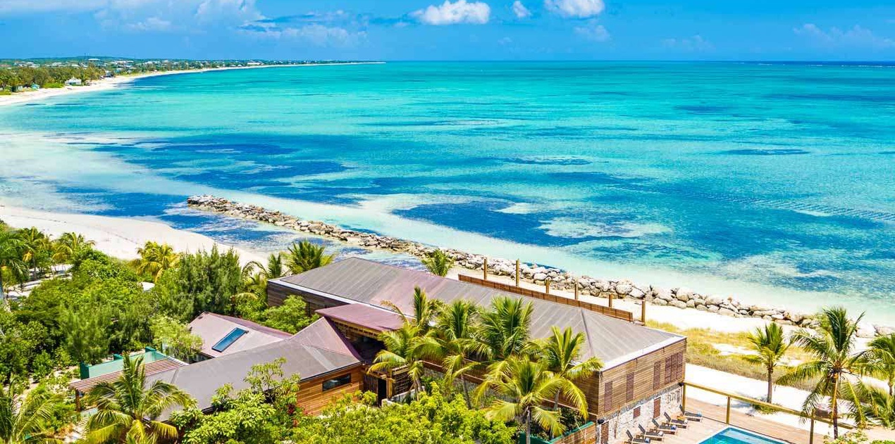 Aerial photo of PL SLS, Thompson Cove, Turks & Caicos