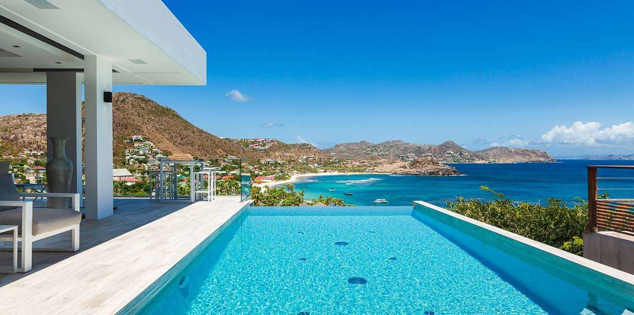 Villa Pool at WV TAR, Camaruche, St. Barthelemy