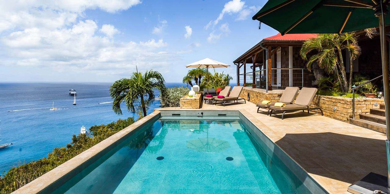 Villa Pool at WV KAN, Colombier, St. Barthelemy