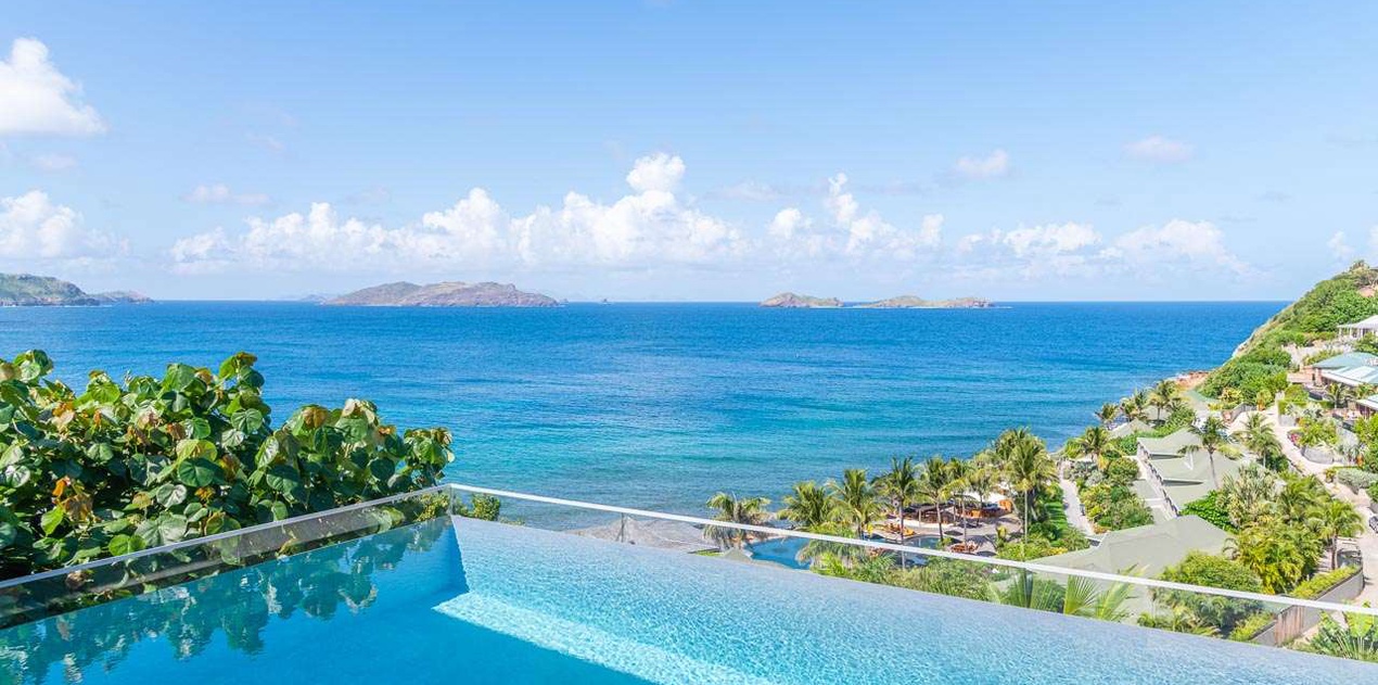Villa Pool at WV UPS, Pointe Milou, St. Barthelemy