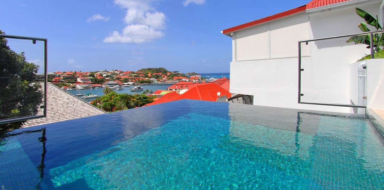 Villa Pool at WV ROS, Gustavia, St. Barthelemy