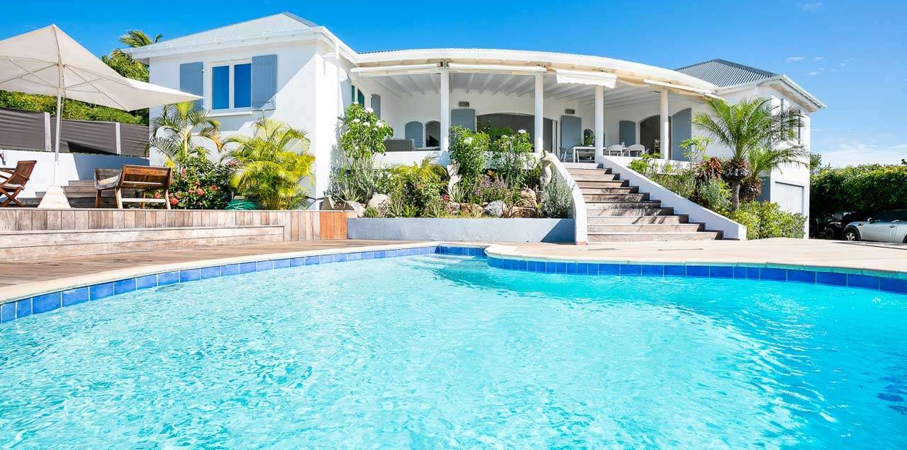 Villa Pool at WV TAN, Colombier, St. Barthelemy