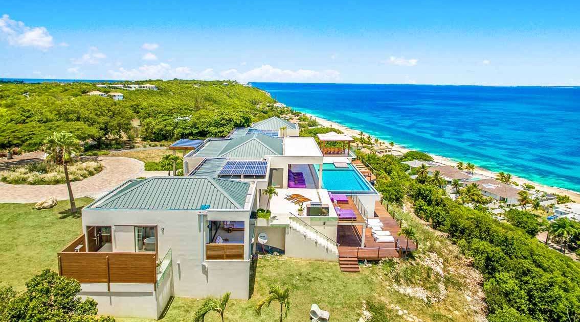 Aerial photo of PIE AMA, Hillside/Baie Rouge, St. Martin