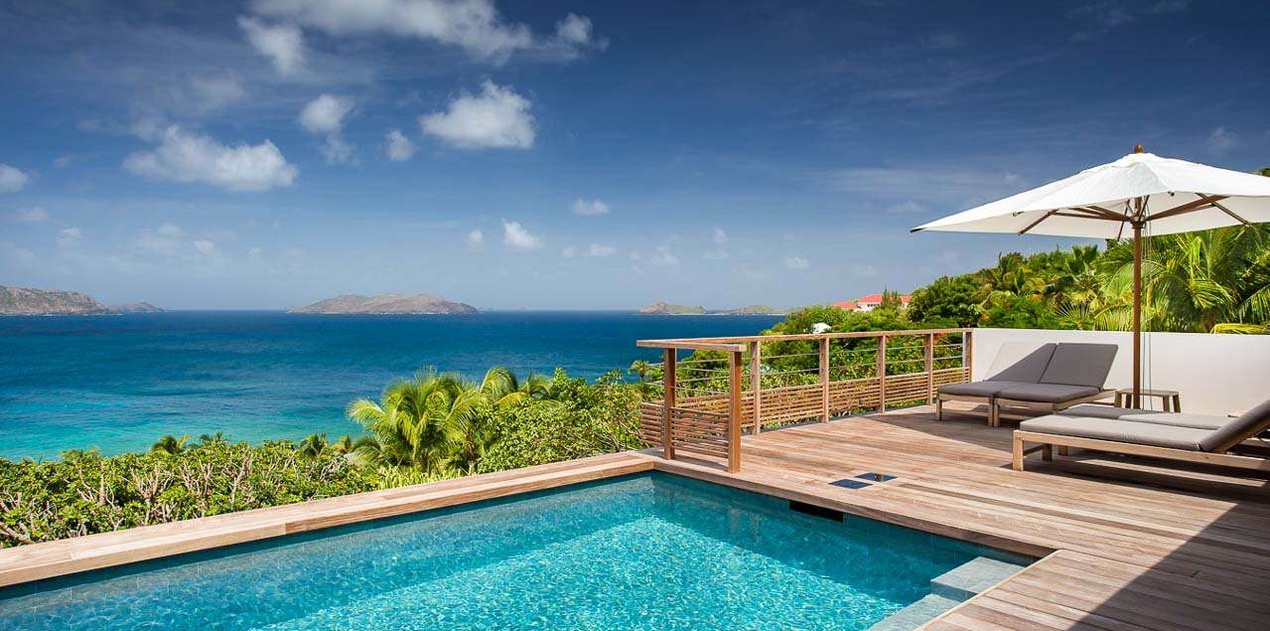 Villa Pool at WV SUM, Pointe Milou, St. Barthelemy