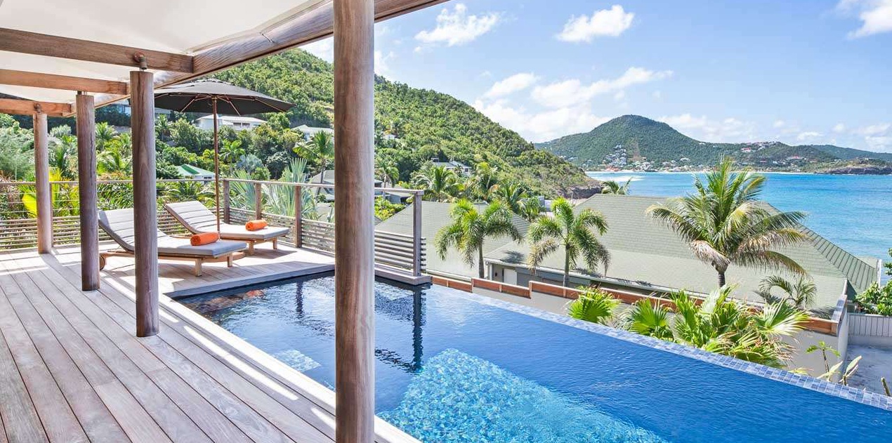 Villa Pool at WV MAA, Pointe Milou, St. Barthelemy
